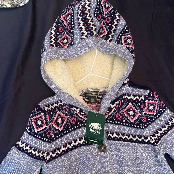 Roots Baby Knit Hoodie Sweater - Picture 5 of 8